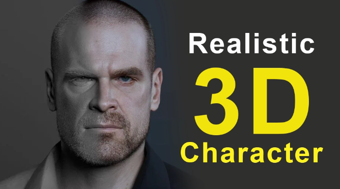 Our studio will create realistic 3D Character design