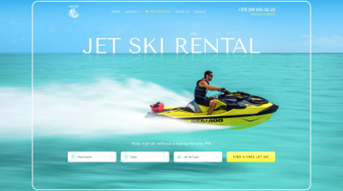 Expert Jet Ski Rental Website Design for Your Business