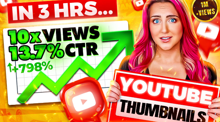 We will design Attractive Clickbait YouTube thumbnail design that wiill get lots of click.