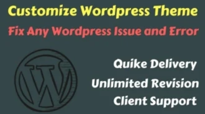 I will fix wordpress errors issues and customize wordpress theme