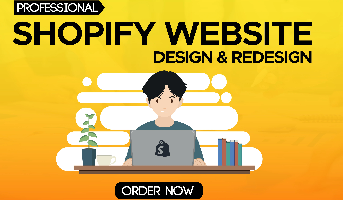 We will design, redesign shopify store, shopify dropshipping store, shopify website