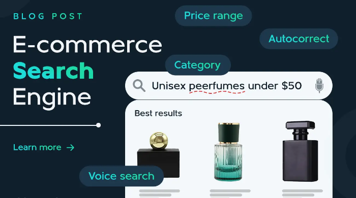 We provide AI-powered e-commerce website search engine to enhance your store's navigation