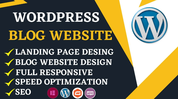 We will build wordpress website, wordpress, website design or blog